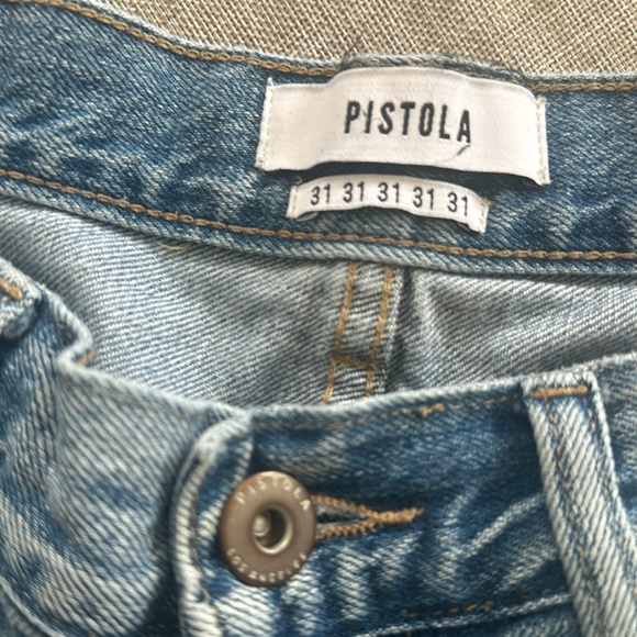 Pistola Women's Blue Distressed Jeans - Picture 4 of 4
